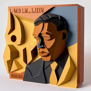 3D мадэль Американский художник Уильям Х.Джонсон. (STL)